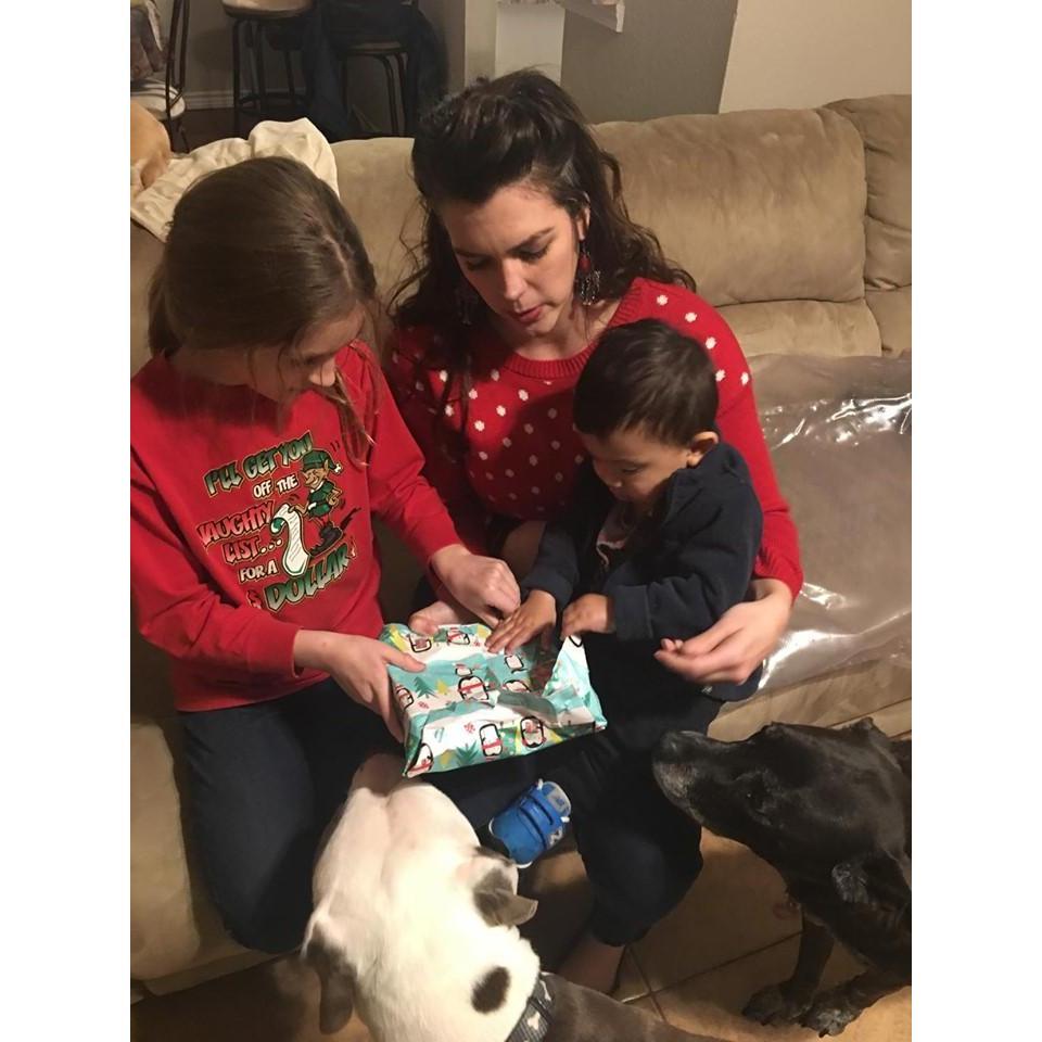First Christmas as a family.