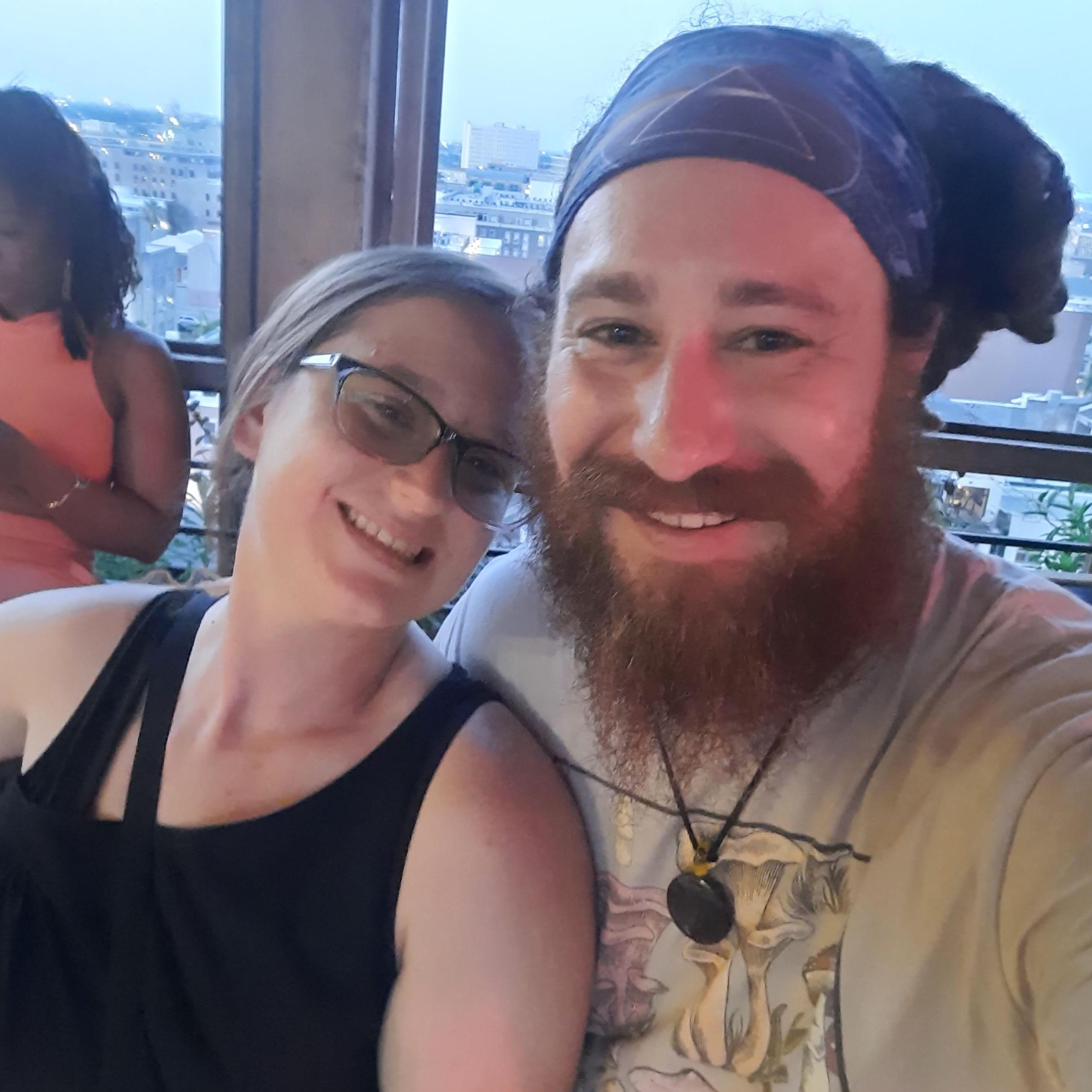 Rooftop bar tradition for Zach's birthday