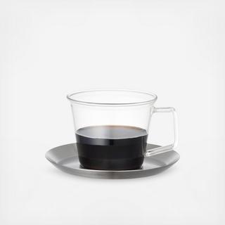 Cast Coffee Cup & Saucer
