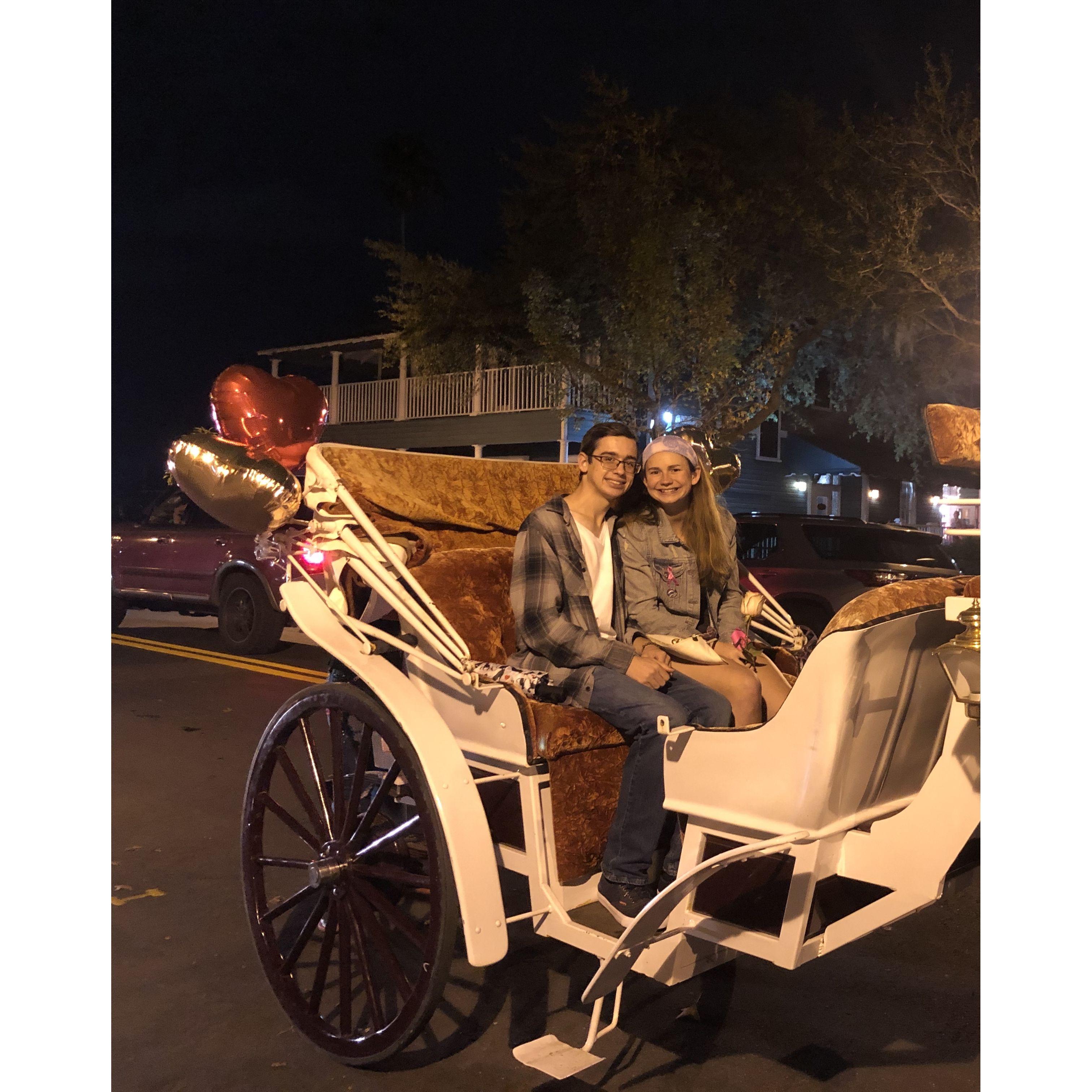 Our first Valentine's Day.