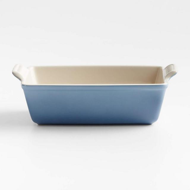 Le Creuset ® Heritage Chambray Blue Ceramic Loaf Pan