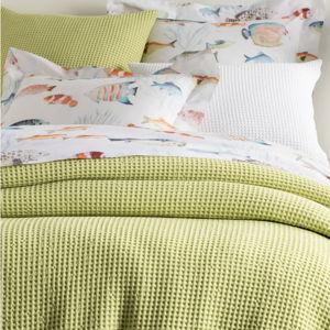 Bubble Matelasse Coverlet | Citrus, King