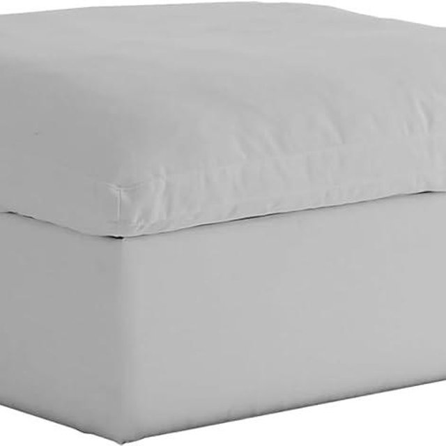 JACH Ottoman Module for Living Room, Cushion Covers Removable, Modern Minimalist Breathable Ottomanes Footstools for Living Room Apartment (Gray)