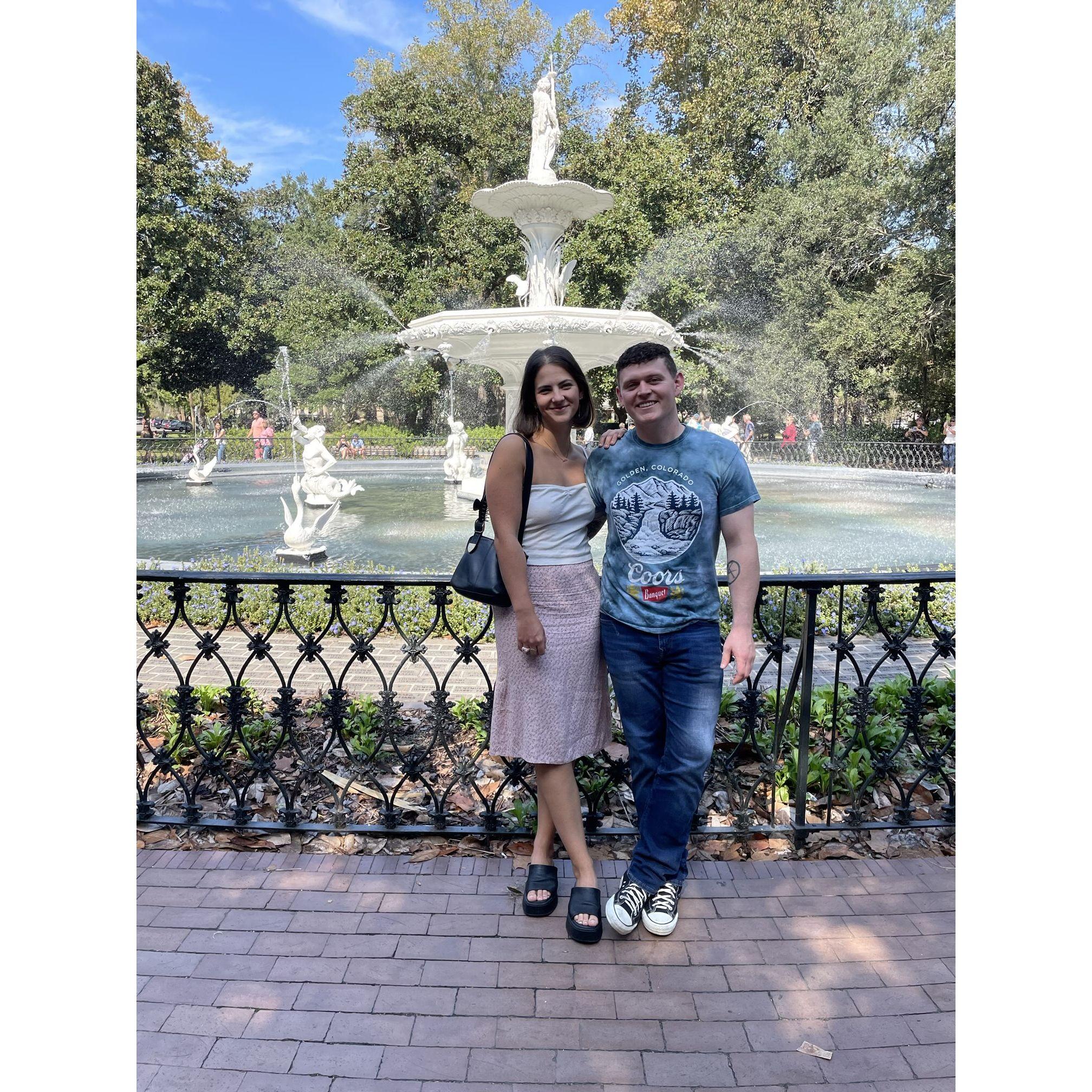 First trip back to Savannah (where it all started and now our favorite spot)