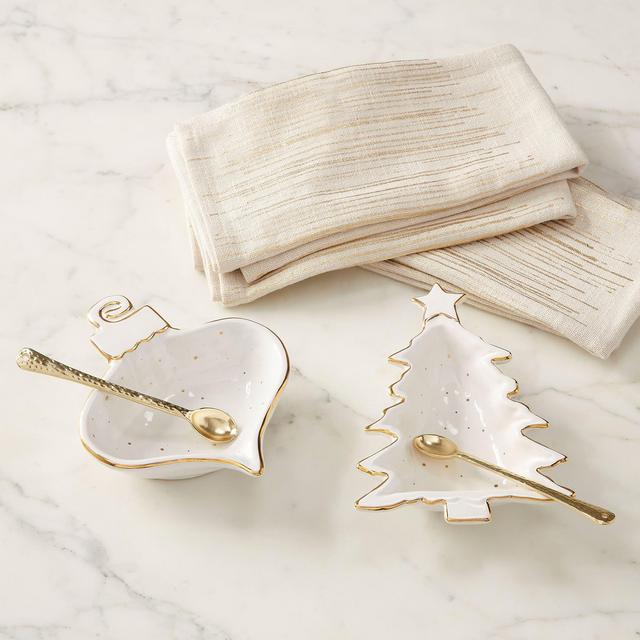 Gold Ornament Dip Bowl