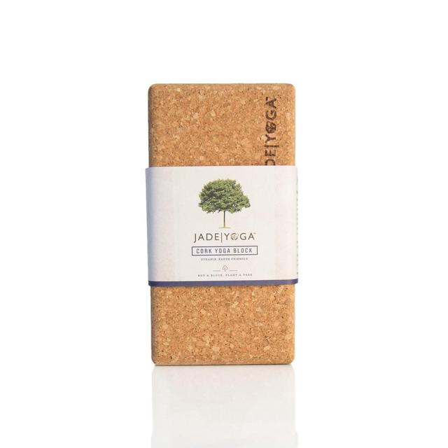 JadeYoga Cork Yoga Block L