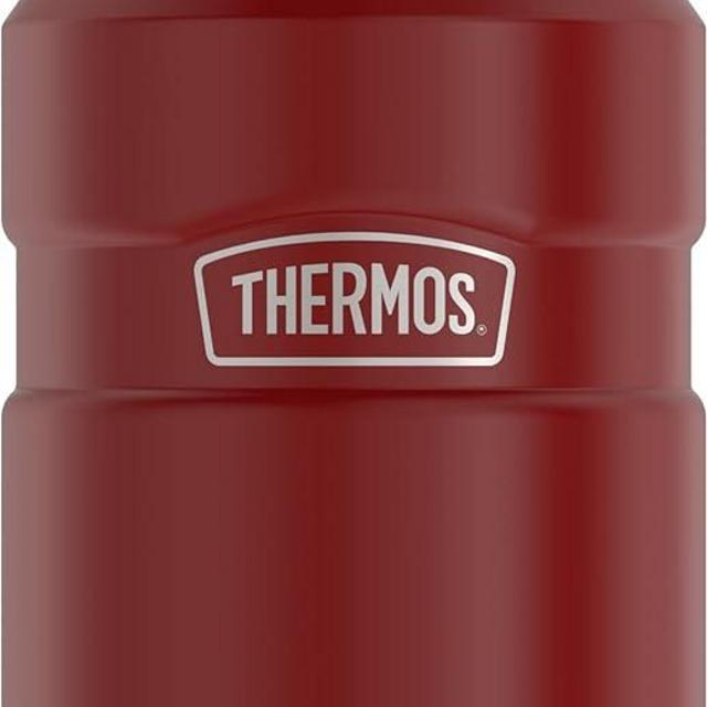 THERMOS Stainless King Vacuum-Insulated Food Jar, 24 Ounce, Rustic Red