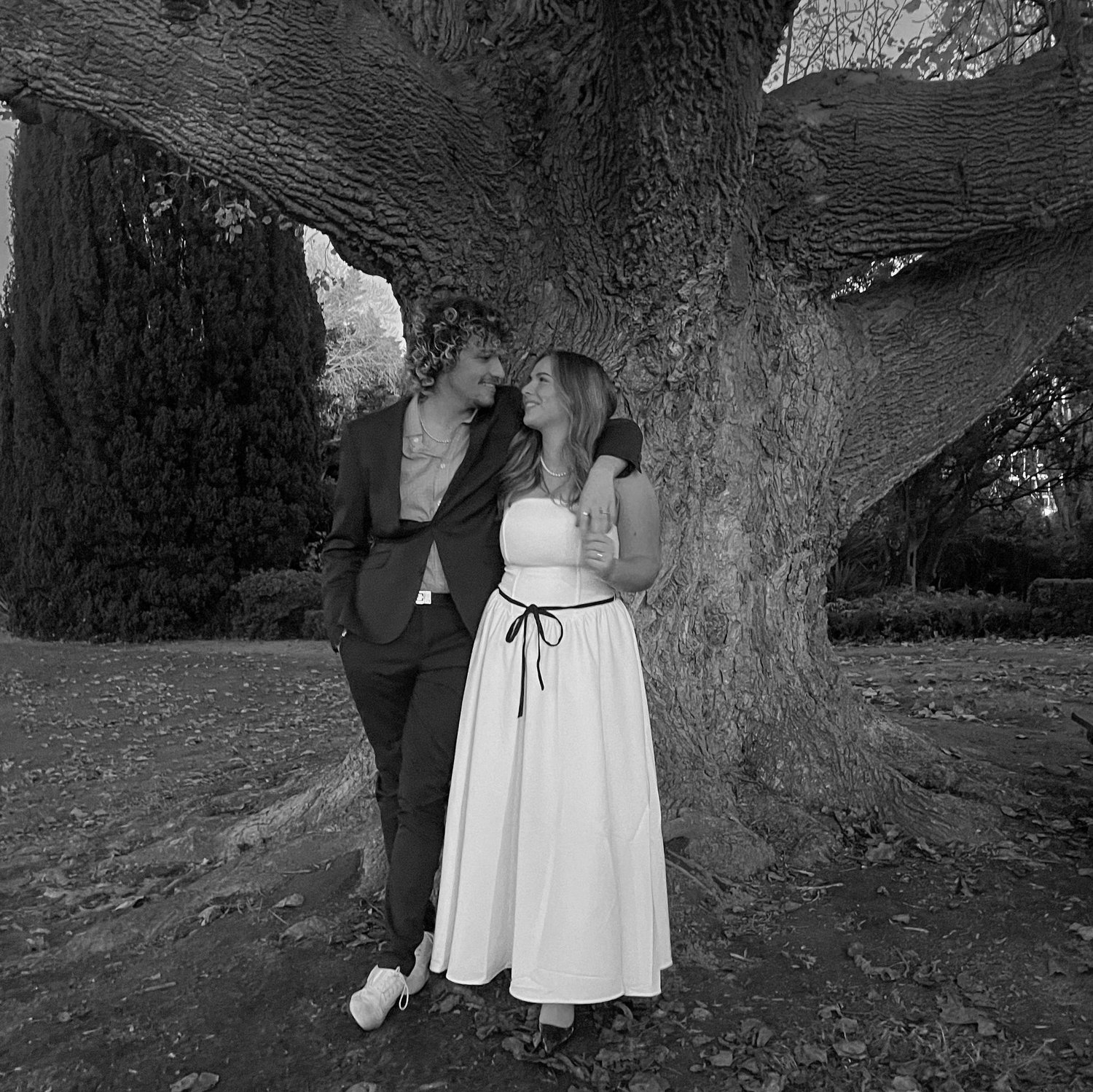 A moment from our engagement party