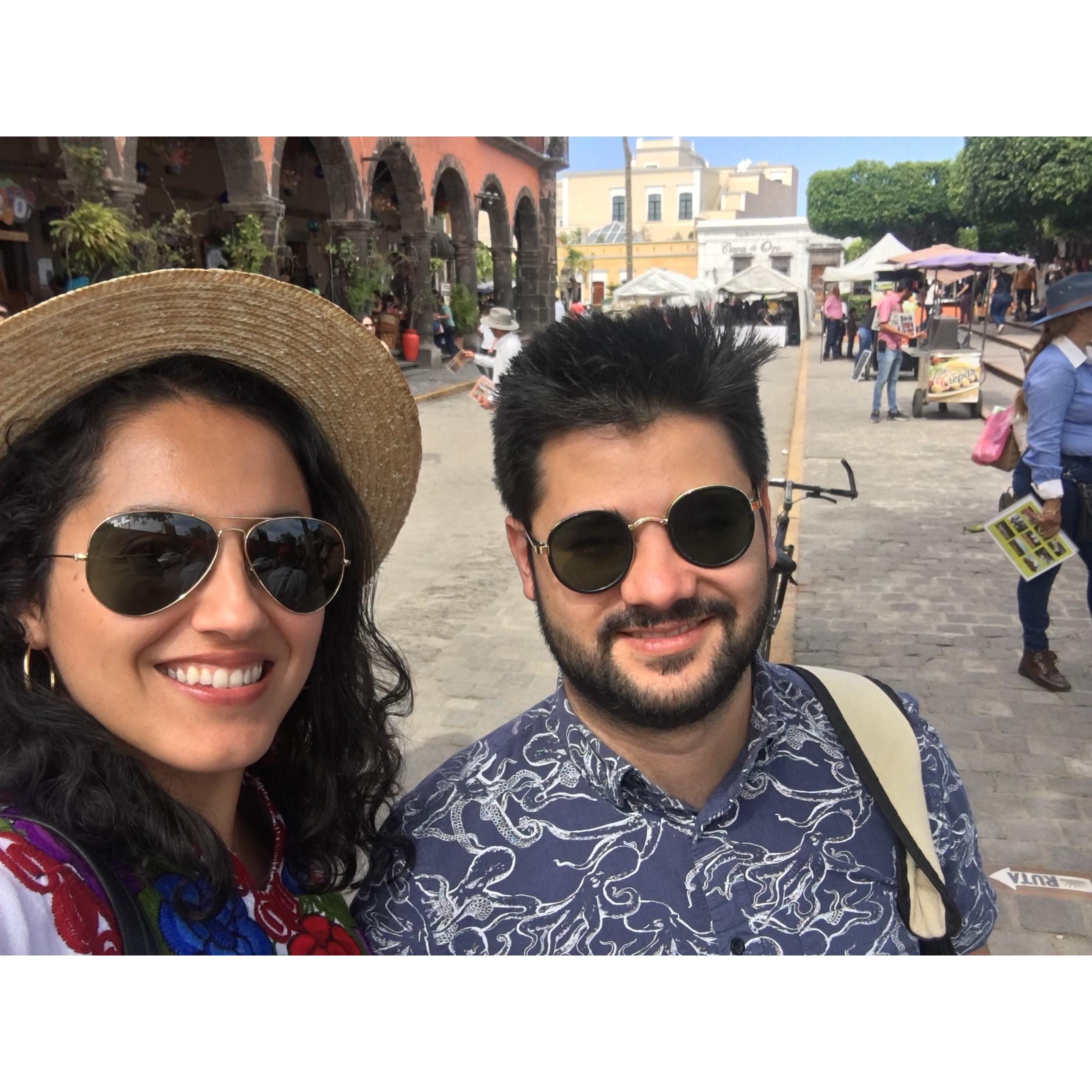 Our second vacation to Mexico in Guadalajara! This was right before all the cantaritos in the gorgeous city of Tequila.