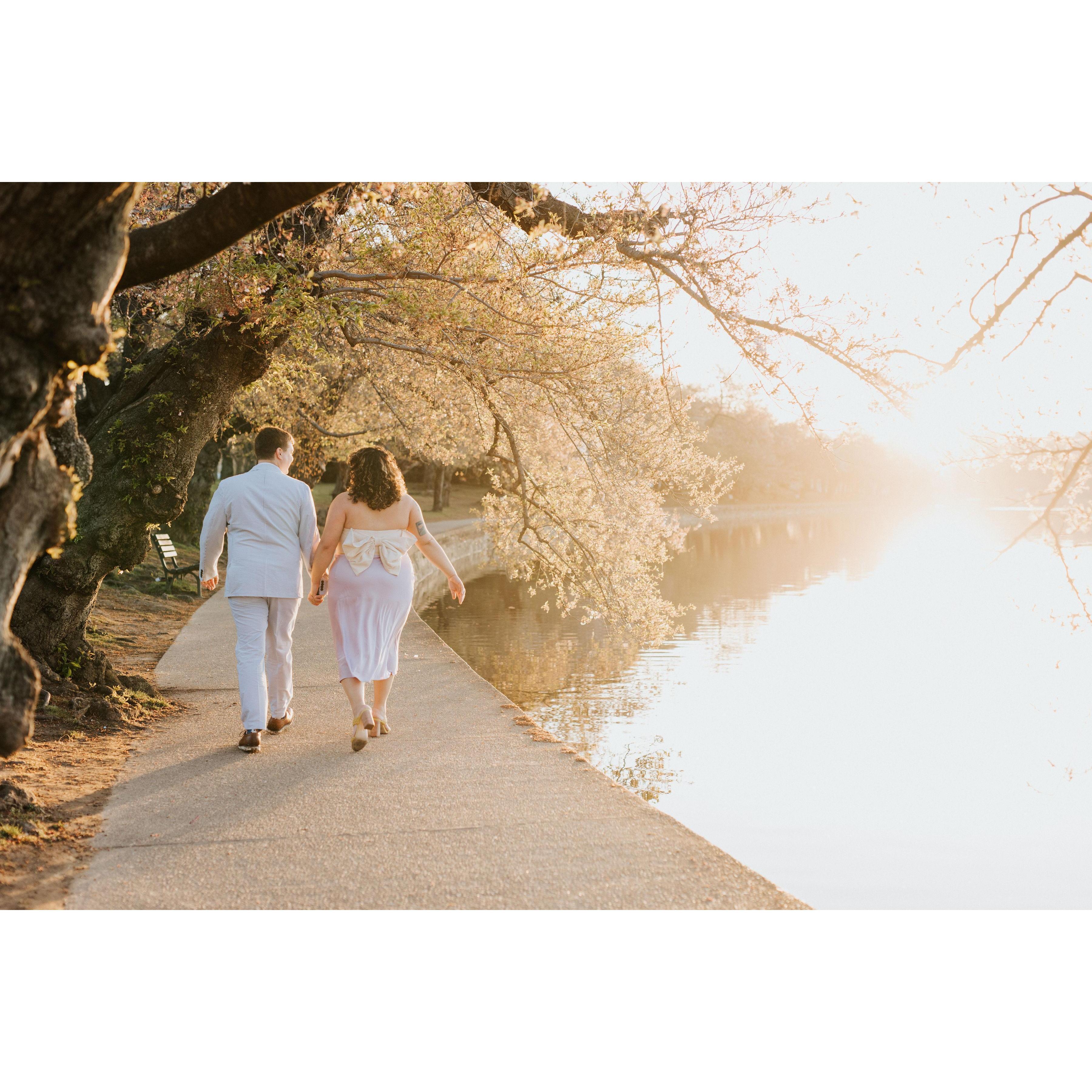 Walking into our forever like...