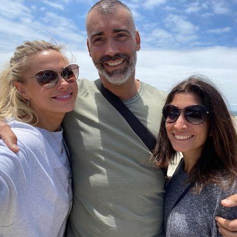 Coronado Island, CA with cousin Annabel