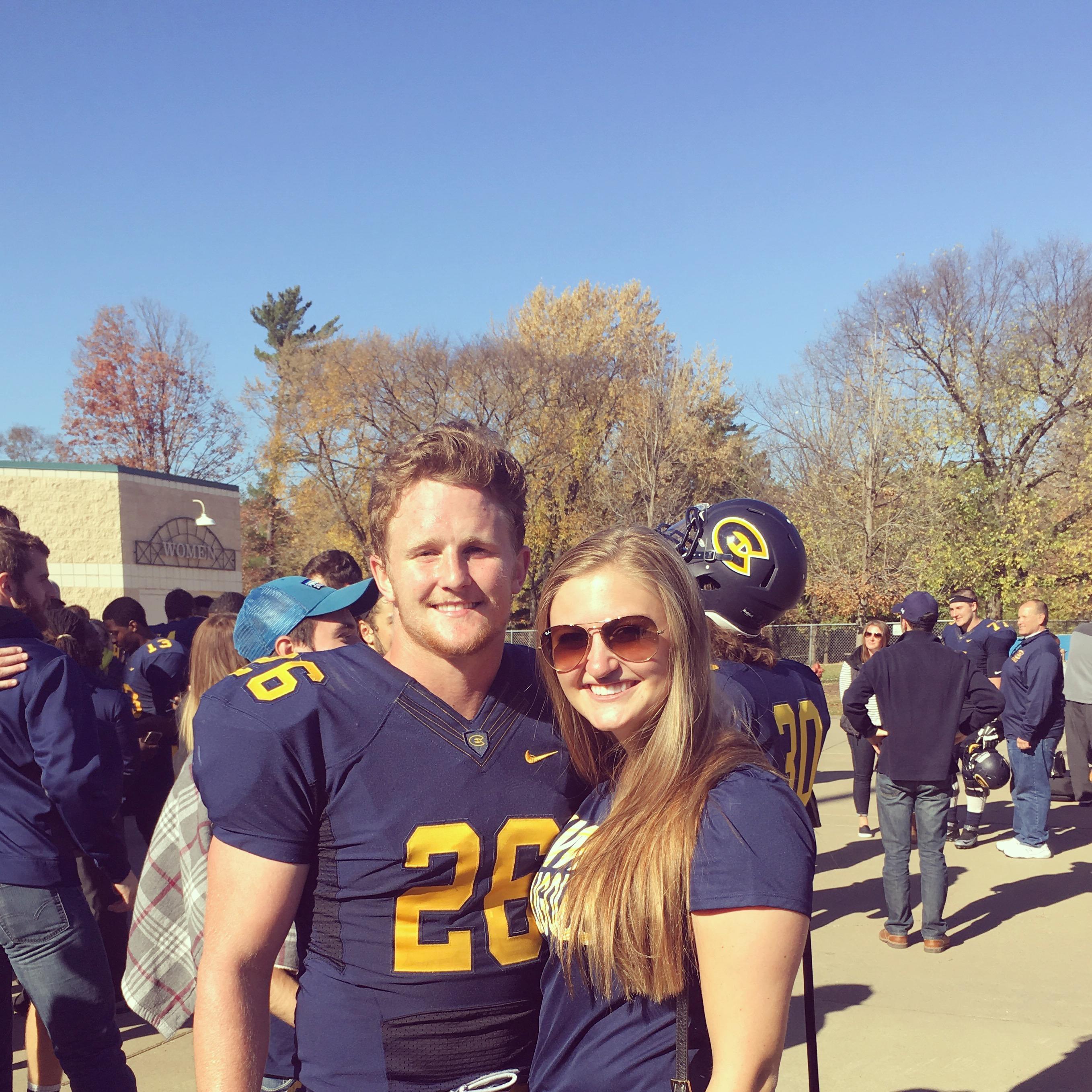 Yet again... post-football pic at UWEC