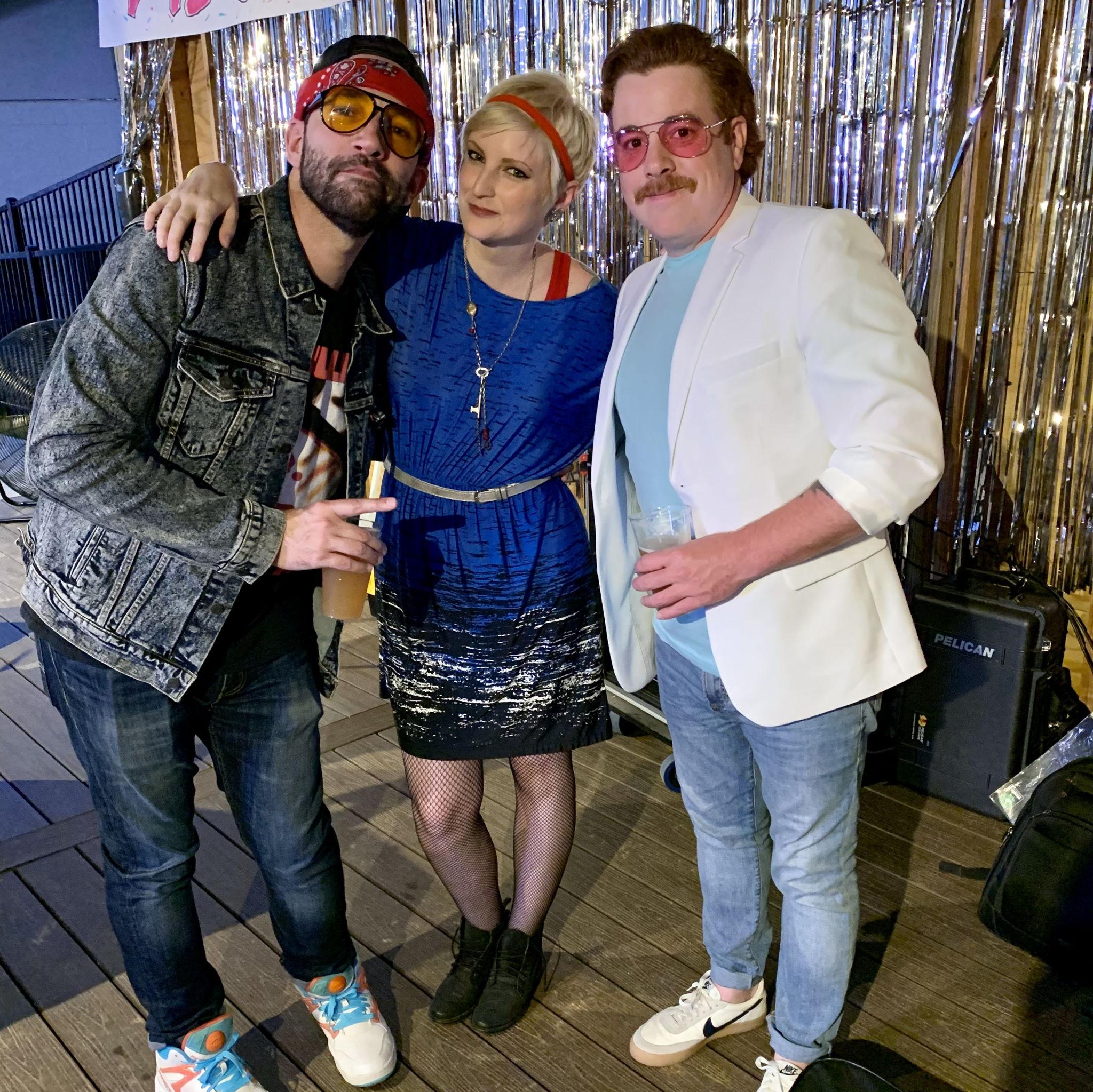 Jason DJ'd for the first time since covid at an outdoor 80's party!