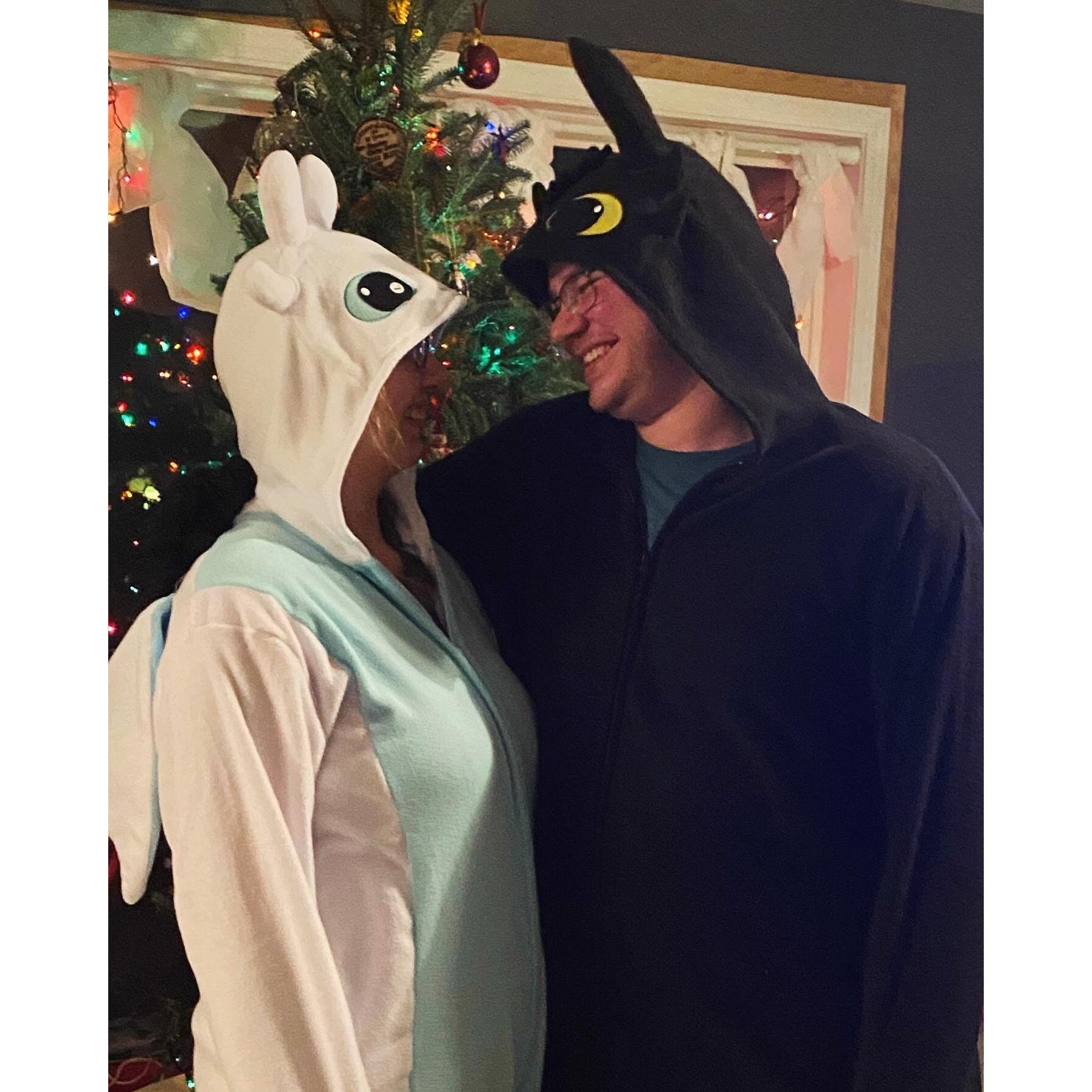 Christmas as Dragons