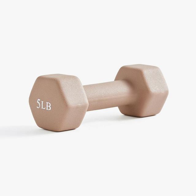 Neoprene Dumbbells, Bronze, 5 Lb, Set of 2