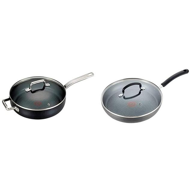 T-fal ProGrade 12 in. Titanium Nonstick Frying Pan in Black