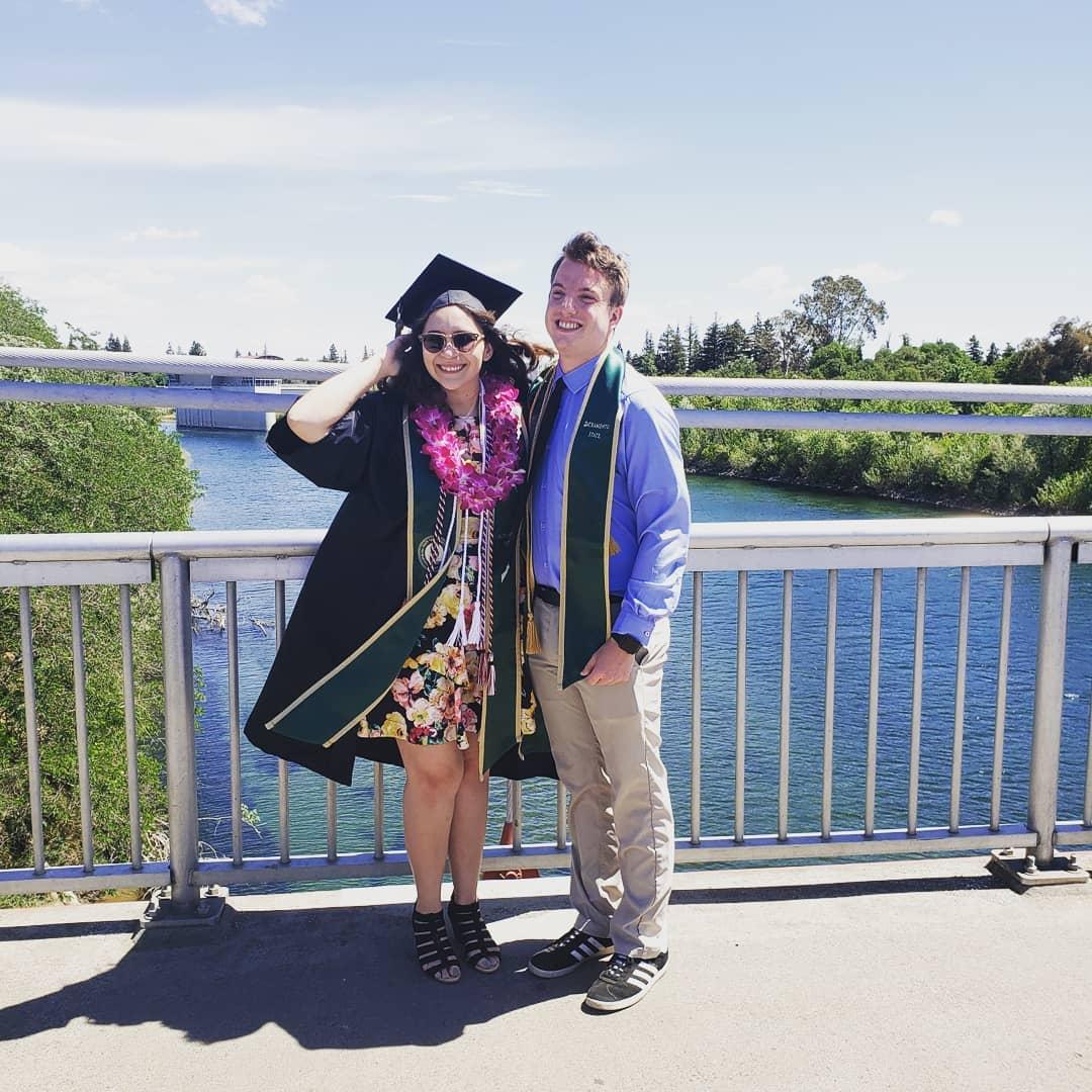 Graduating from Sac State, together, was truly special.