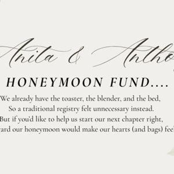 Our newlywed fund