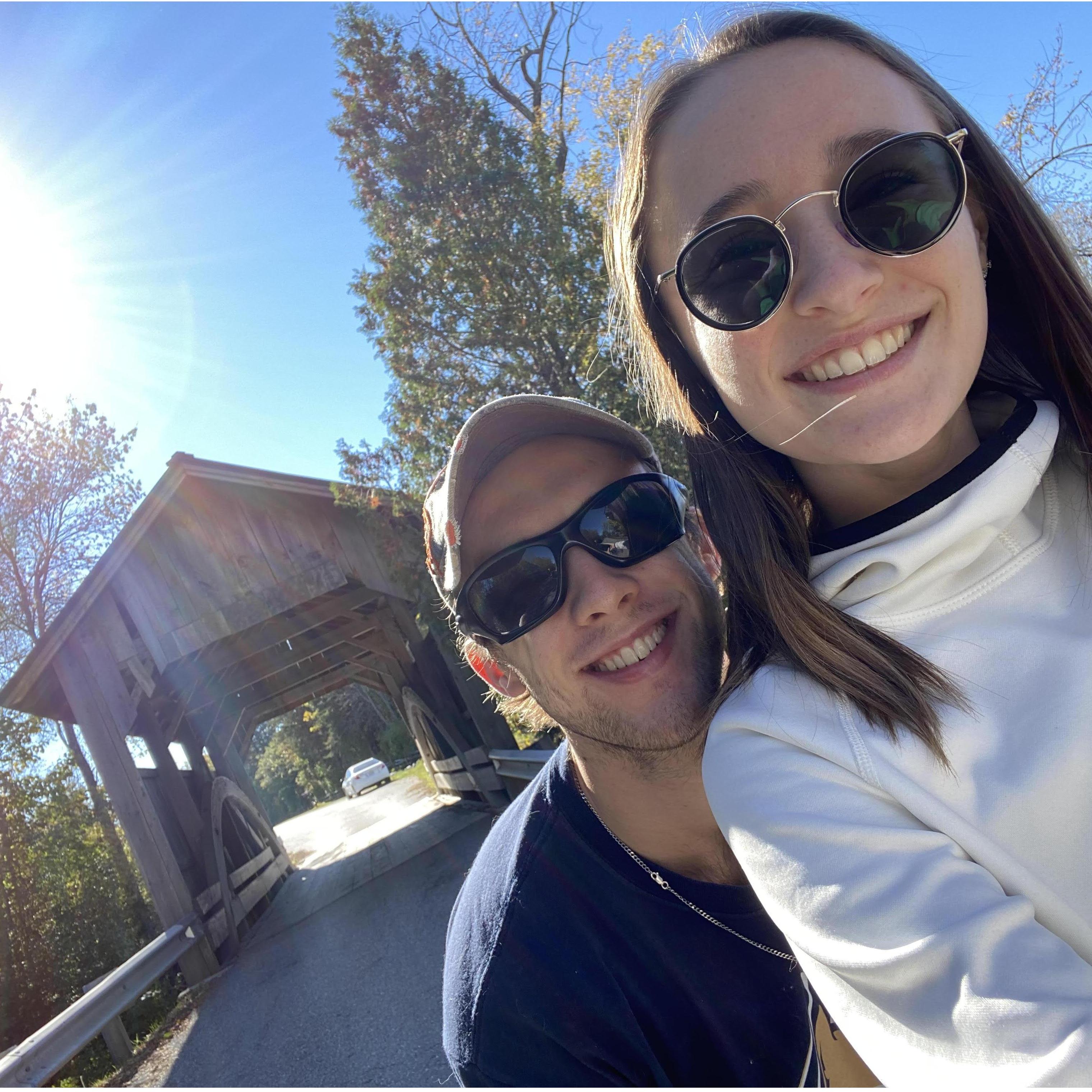 Hunting down covered bridges in Vermont!