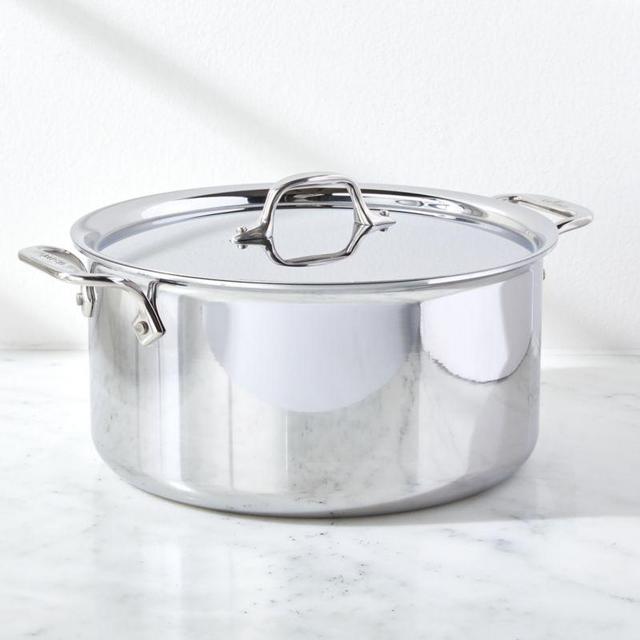 All-Clad © d3 Stainless Steel 8-Quart Stock Pot with Lid