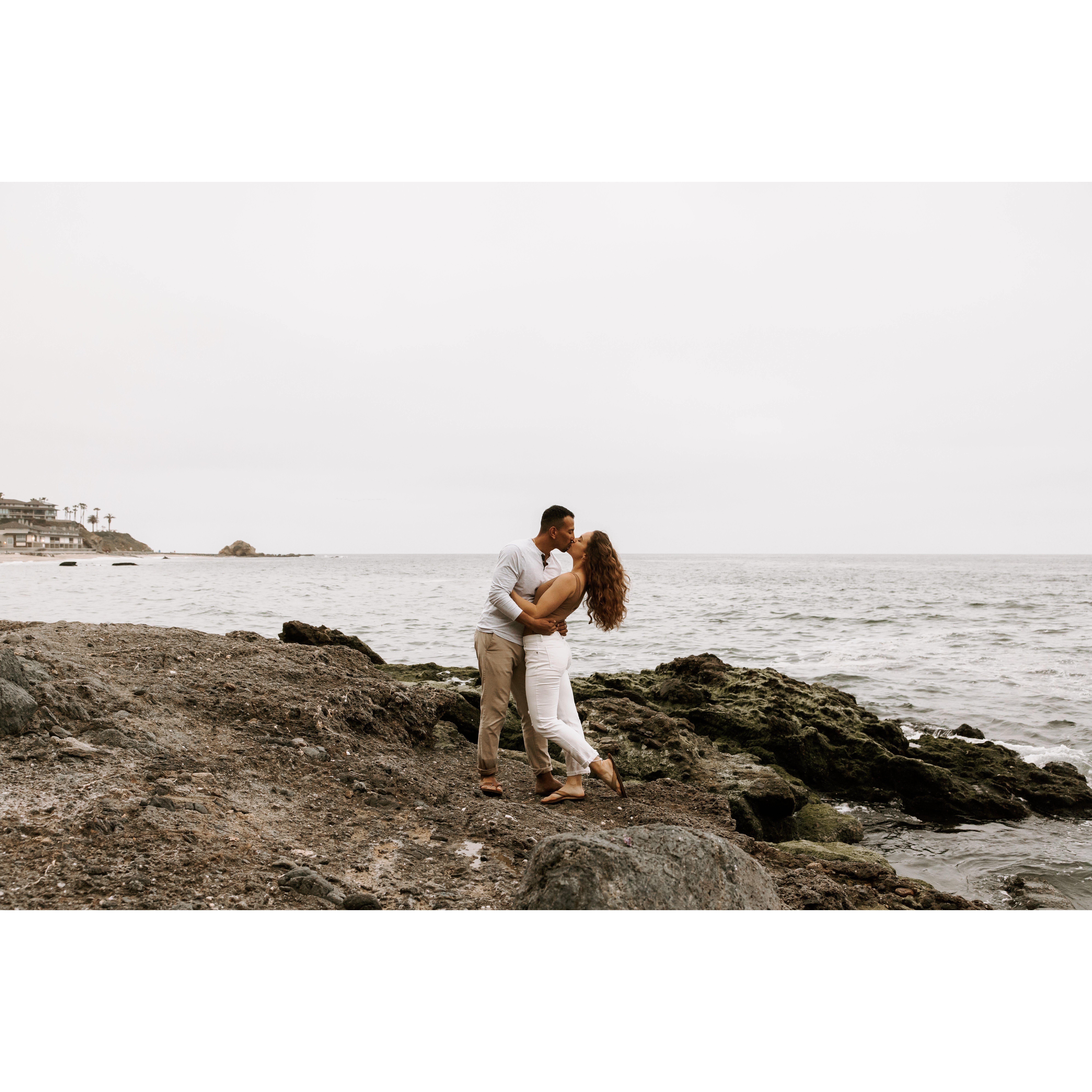 From our engagement photos at Victoria Beach, part of Laguna Beach, CA.