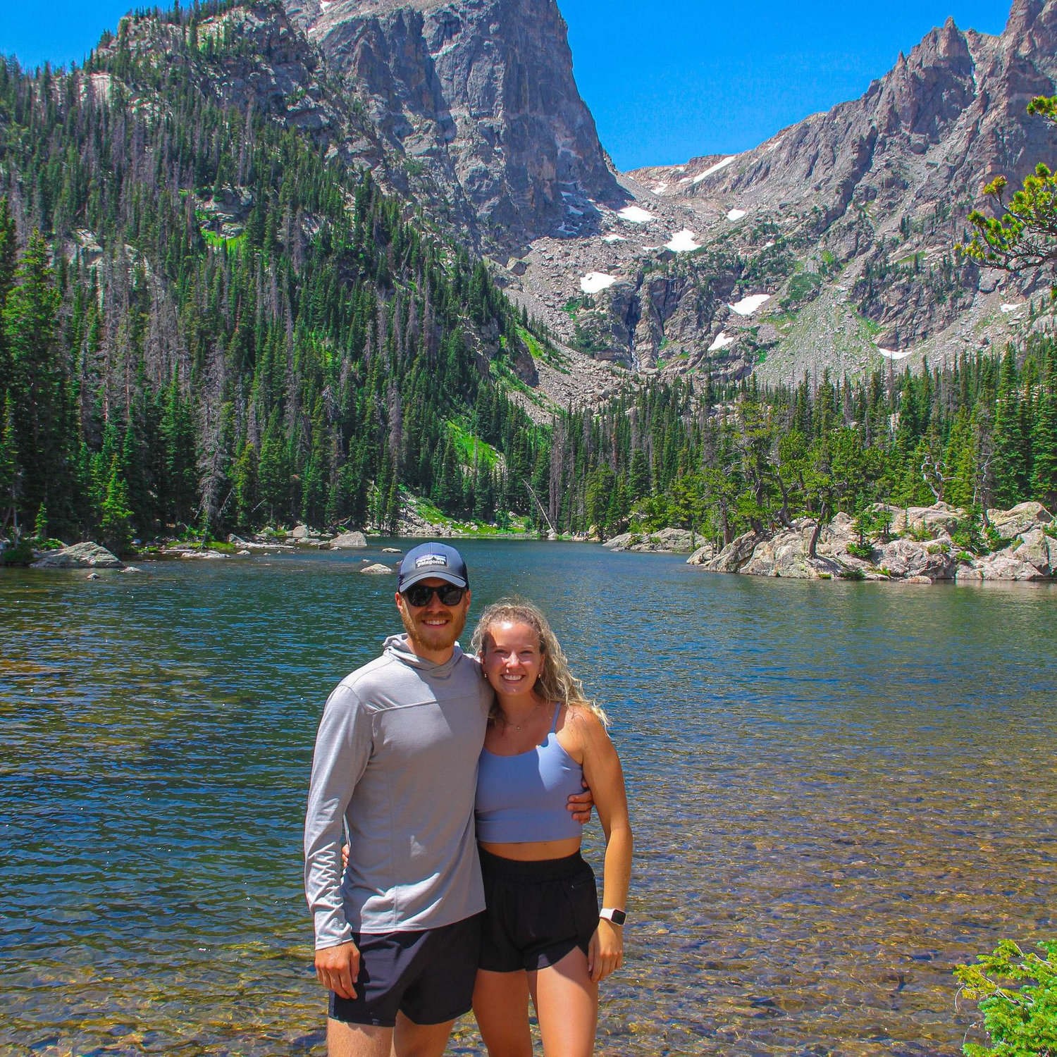 The very cold but beautiful Emerald Lake in RMNP, CO. (2024)