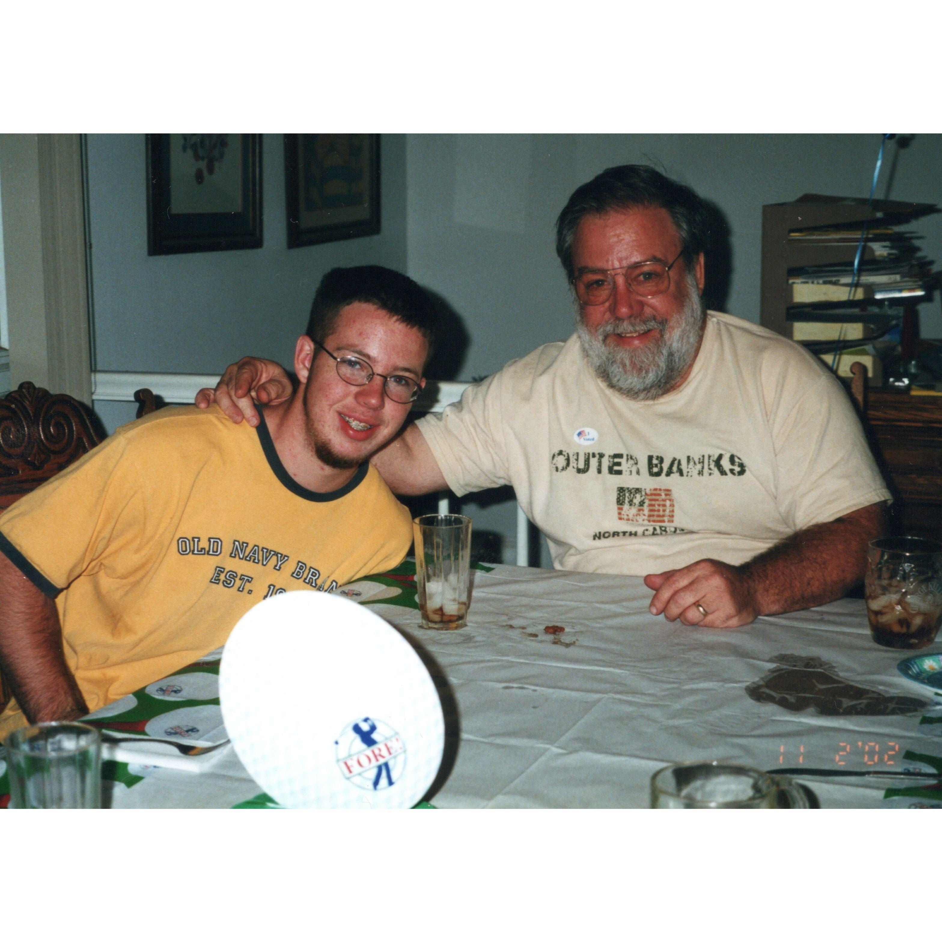 Robbie and his Dad
