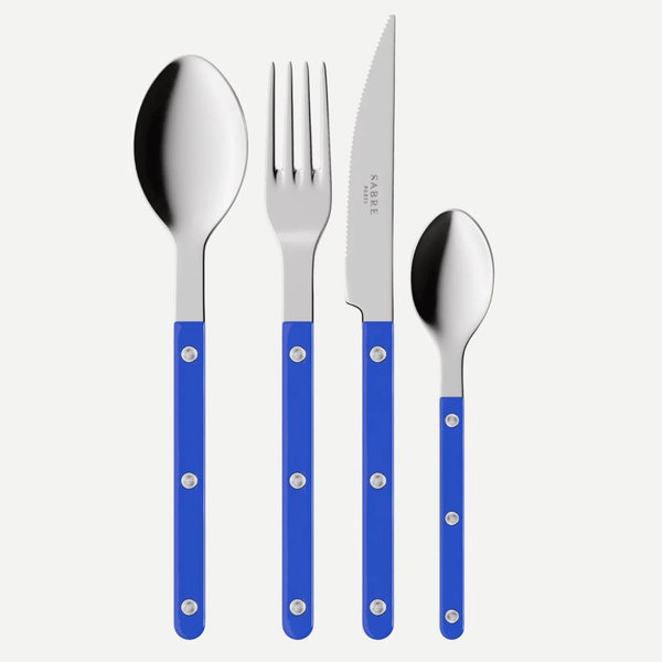 Bistrot Solid, Lapis blue - 24 pieces cutlery set