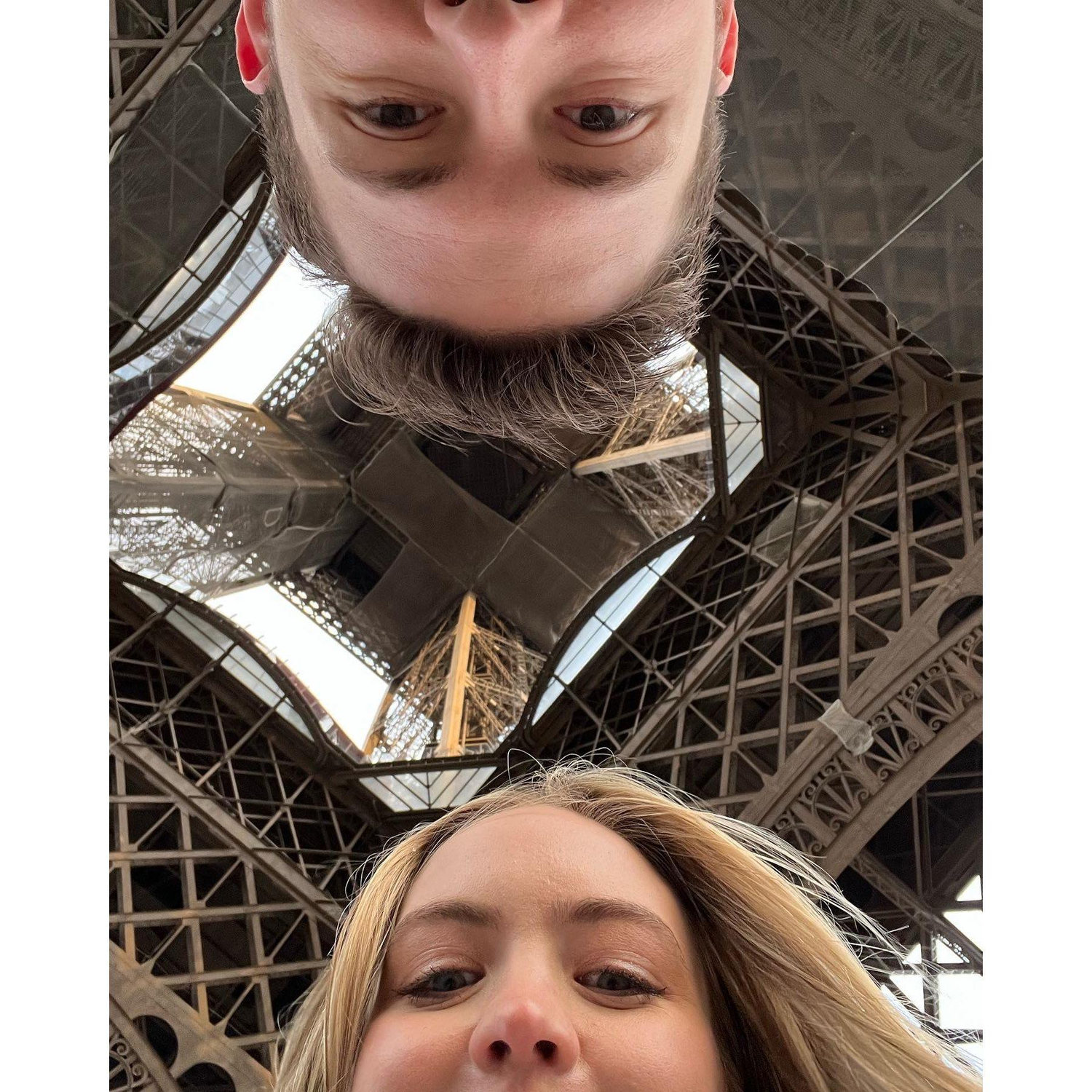 Eiffel Tower visit for Grandma Marge