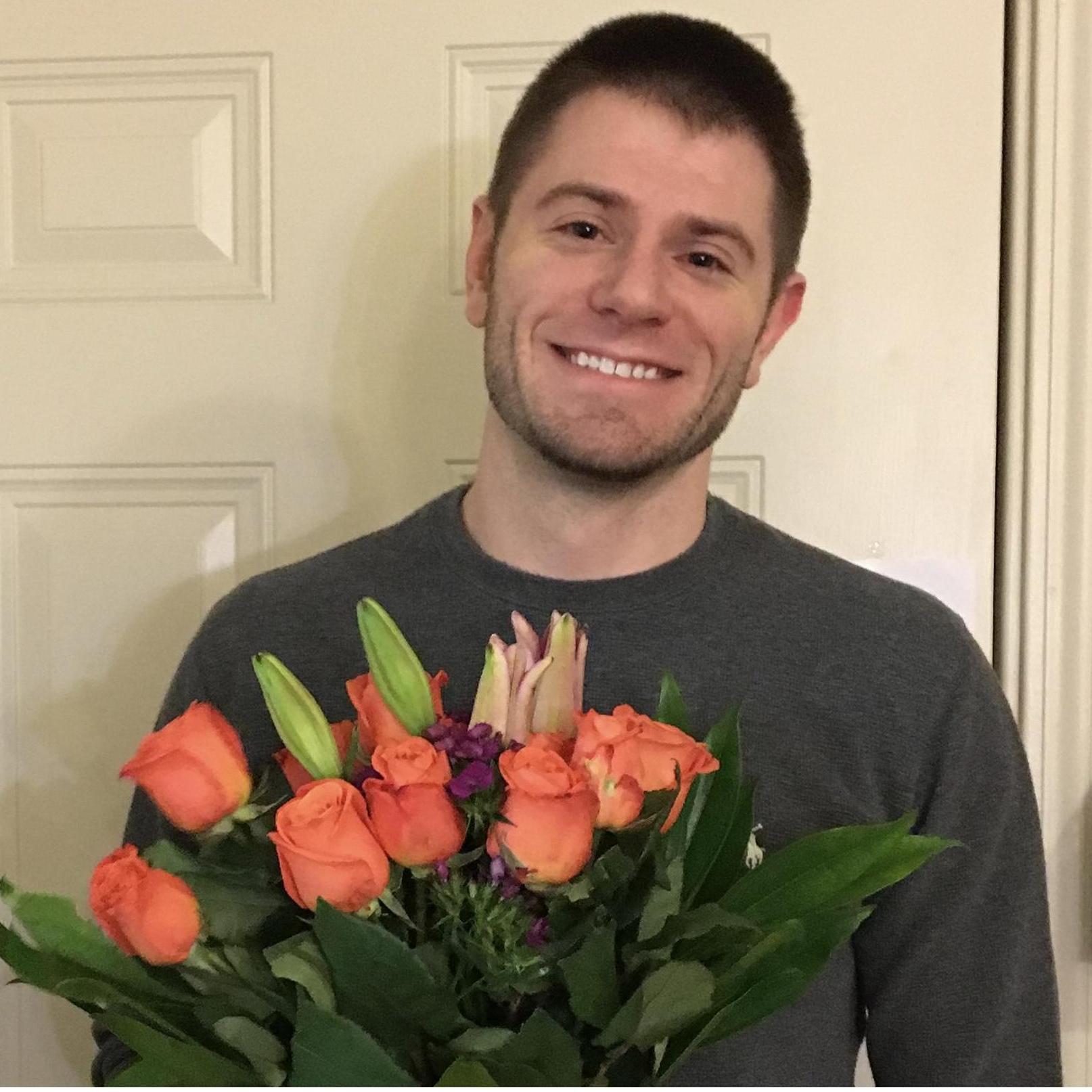 The first bouquet Sam gave Bo.  He has never stopped getting her flowers.