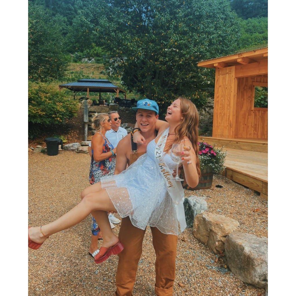 Hg's 21st Birthday at Grandfather Winery