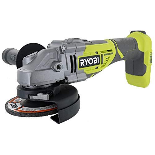 Ryobi P423 18V One+ Brushless 4-1/2" 10,400 RPM Grinder and Metal Cutter w/ Adjustable 3-Position Side Handle and Onboard Spanner Wrench (Battery Not Included, Power Tool Only)