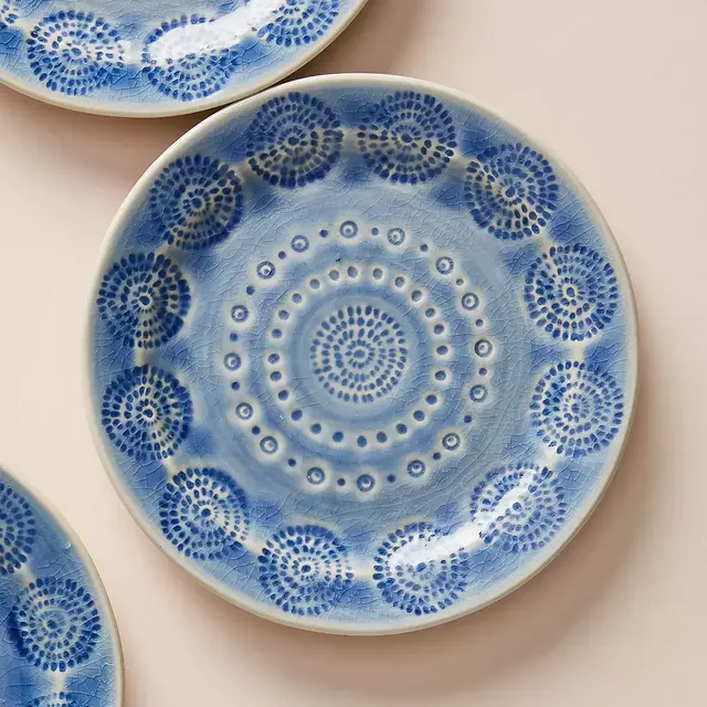 Old Havana Bread Plates, Set of 4