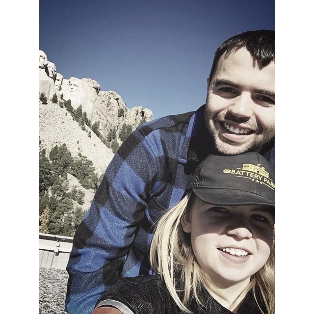 Our first anniversary trip.