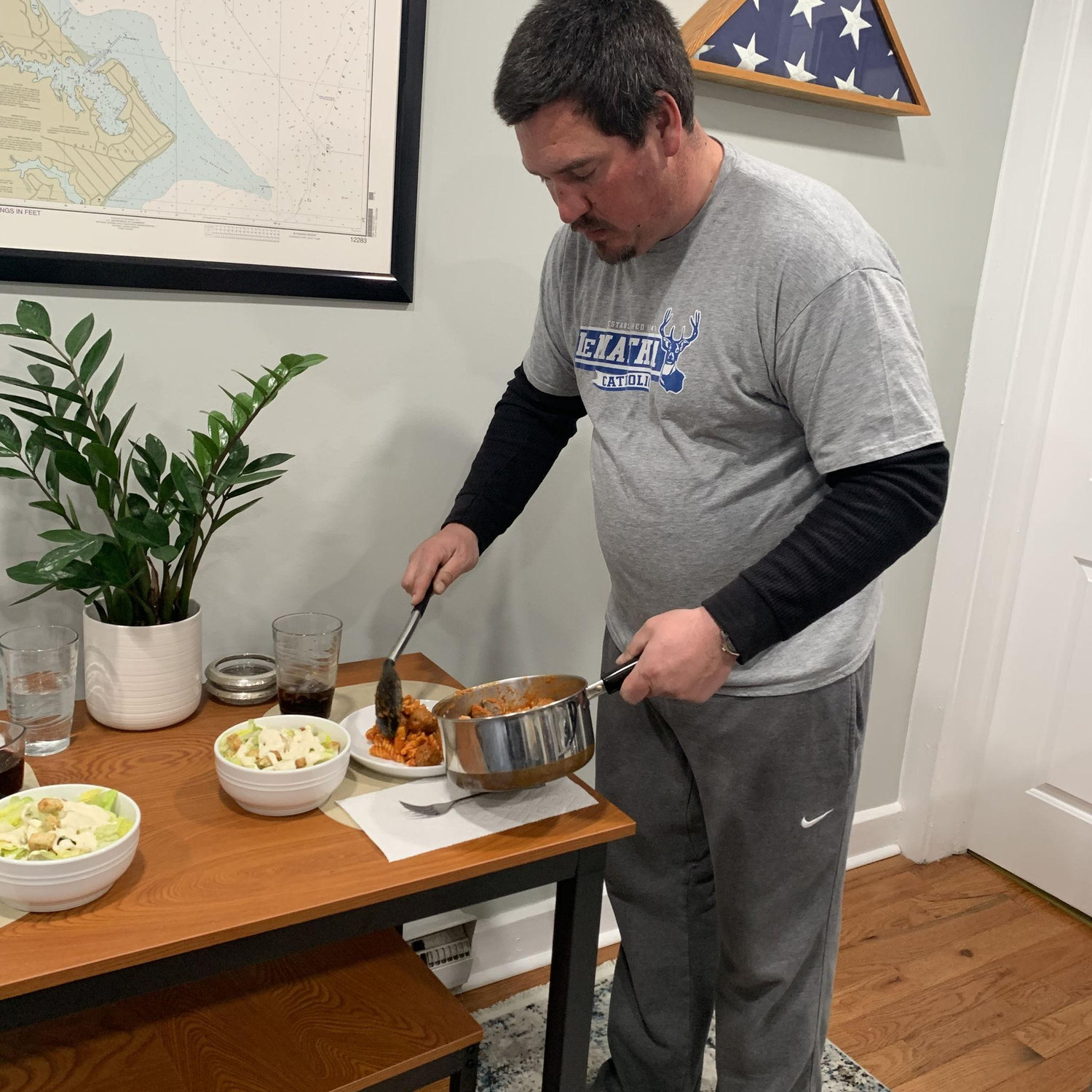 Dan is the primary chef