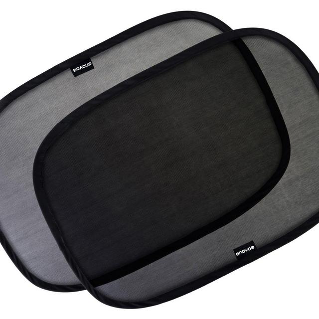 Enovoe Car Window Shade - (4 Pack) - 21&quot;x14&quot; Cling Sunshade Car Windows - Sun, Glare UV Rays Protection Your Child - Baby Side Window Car Sun Shades
