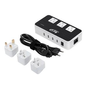 Key Power 200-Watt Step Down 220V to 110V Voltage Converter & International Travel Adapter – [Use for USA appliances overseas in Europe / Australia / UK / Ireland / Mexico and more]