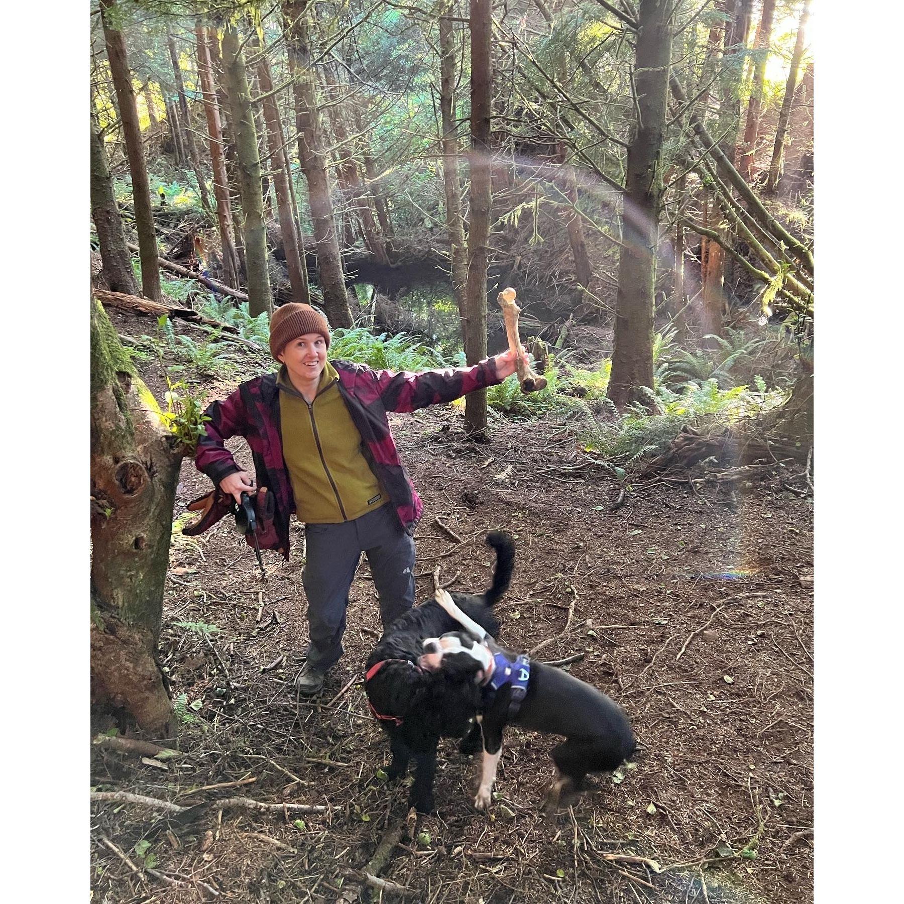 Magic elk bone hidden at Face Fight Bog