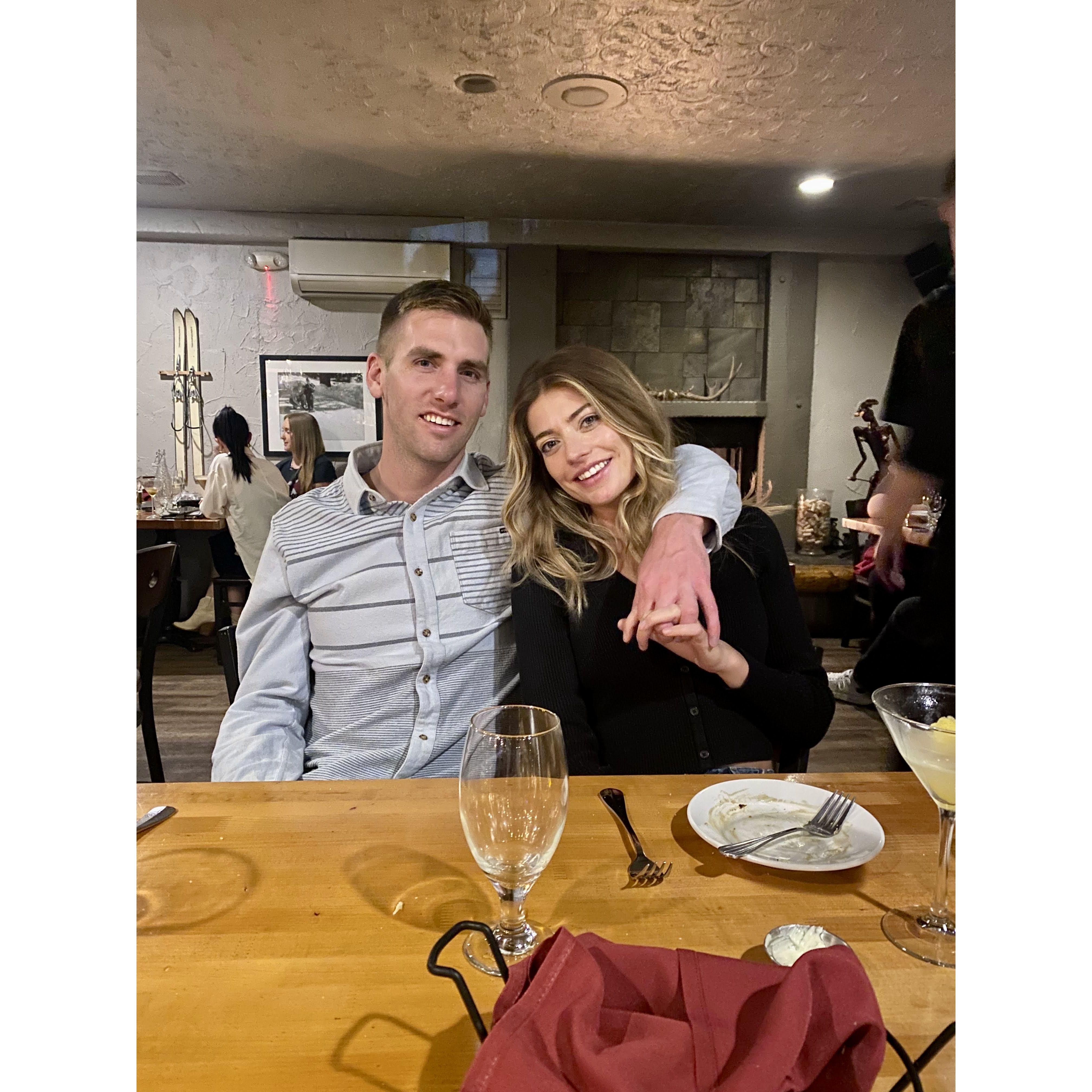 dinner in Mammoth