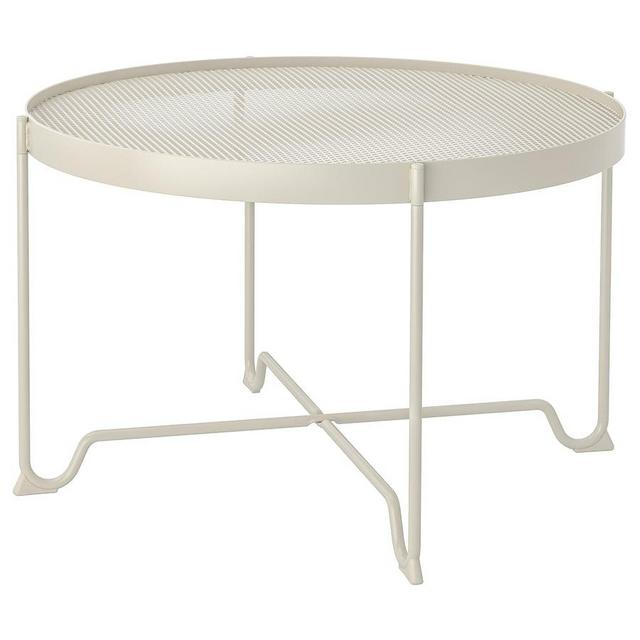 KROKHOLMEN Coffee table, outdoor, beige28 3/4 "