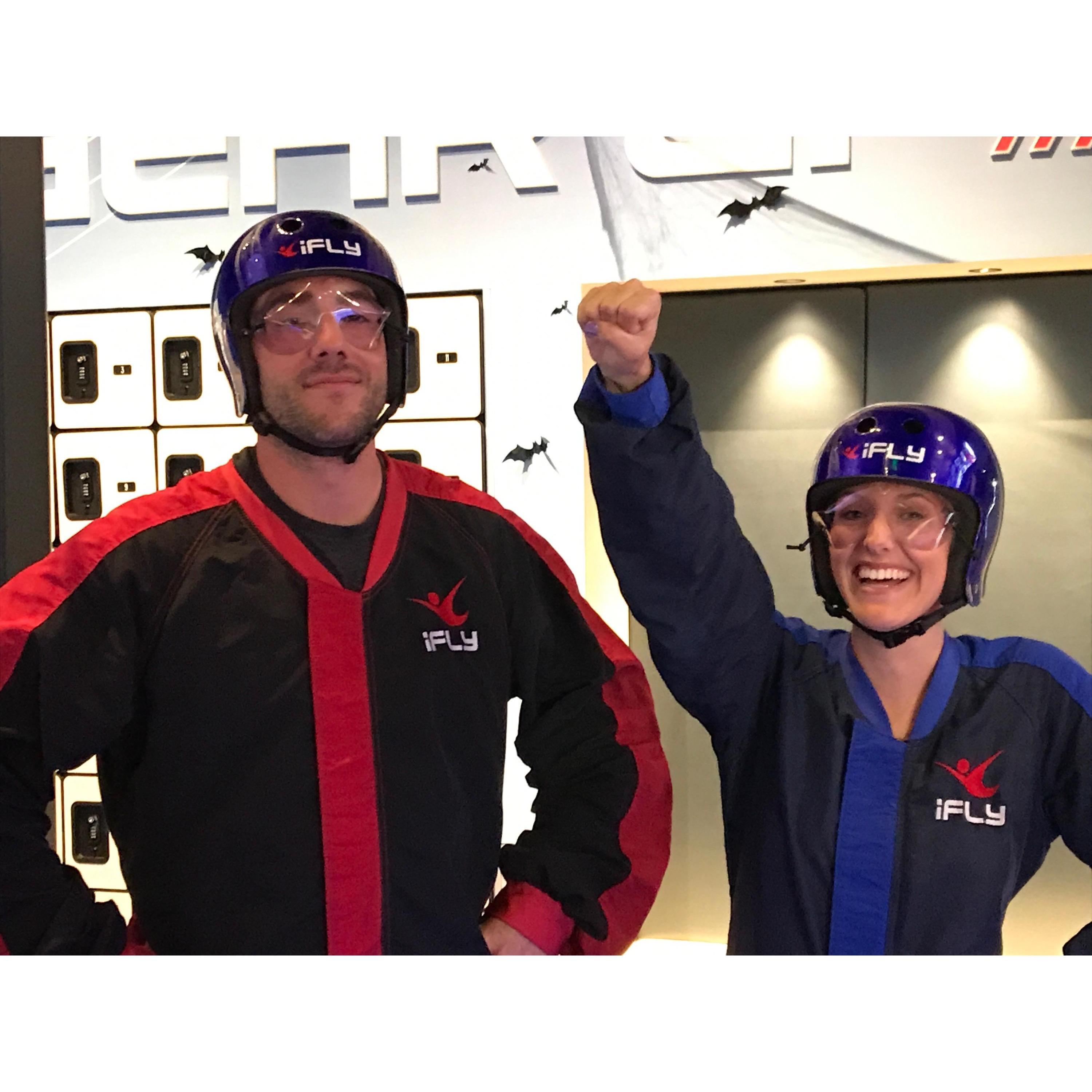 October 2017; San Diego, CA
iFLY indoor skydiving