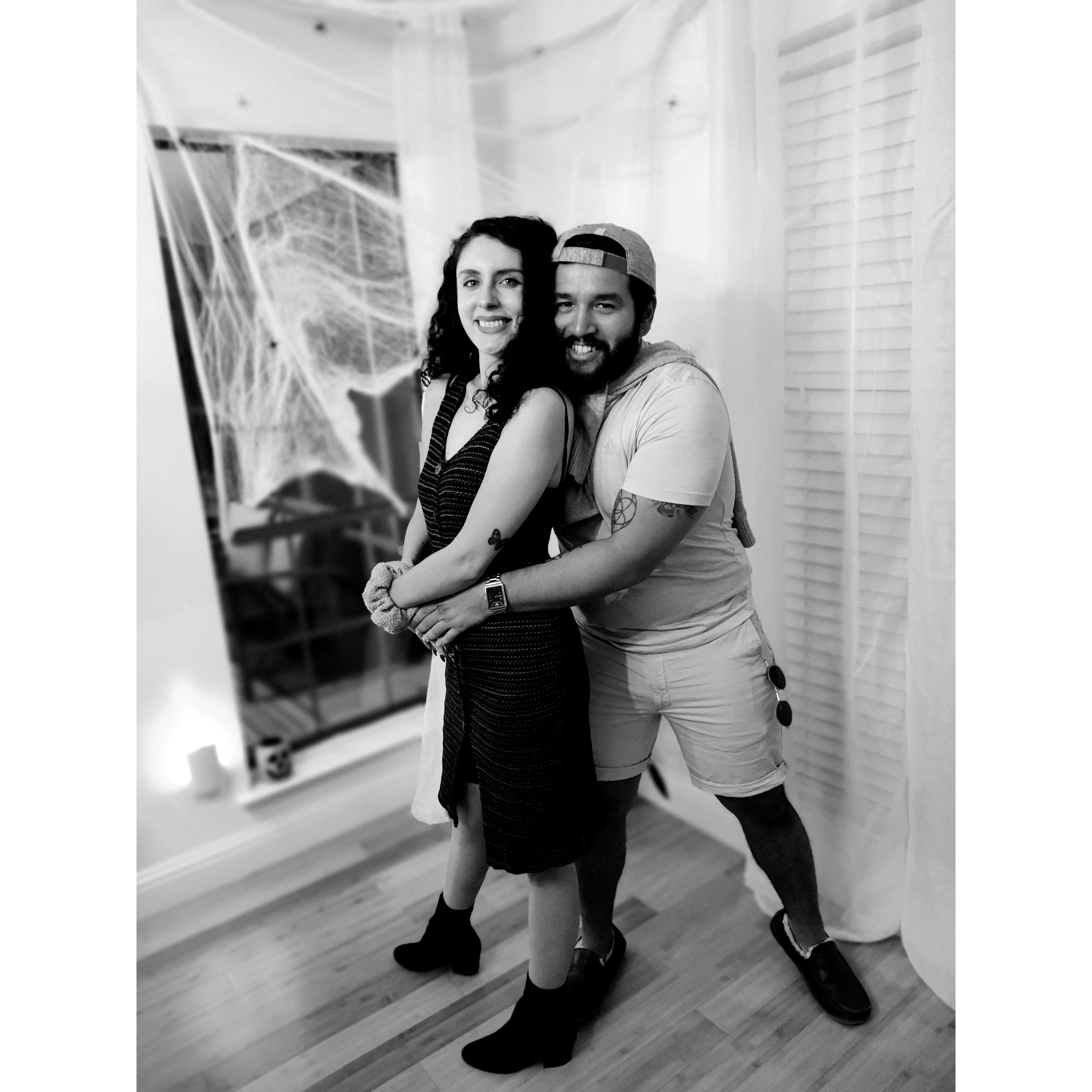 'Frat Boy and His Goth Girlfriend' "Costumes" Halloween 2023