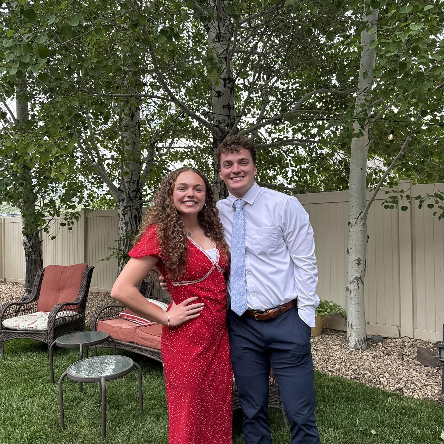 Jacob at Riley’s homecoming!!