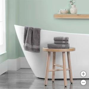 Gunmetal Color - Purely Indulgent 100% Hygrocotton Hand Towel Sets