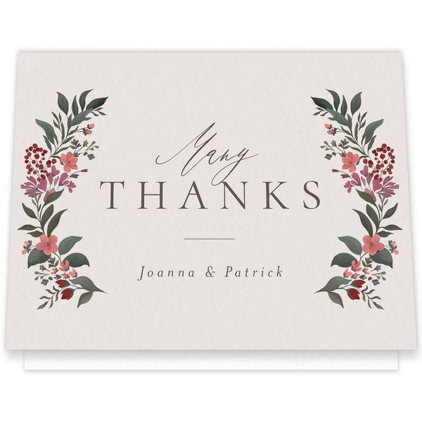 Souci Landscape | Light Oatmeal | Zola Thank You Cards