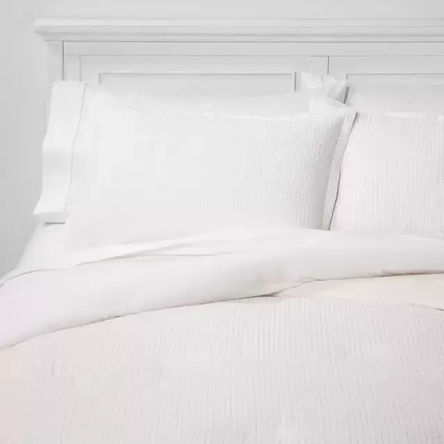 Washed Waffle Weave Comforter & Pillow Sham Set - Threshold™