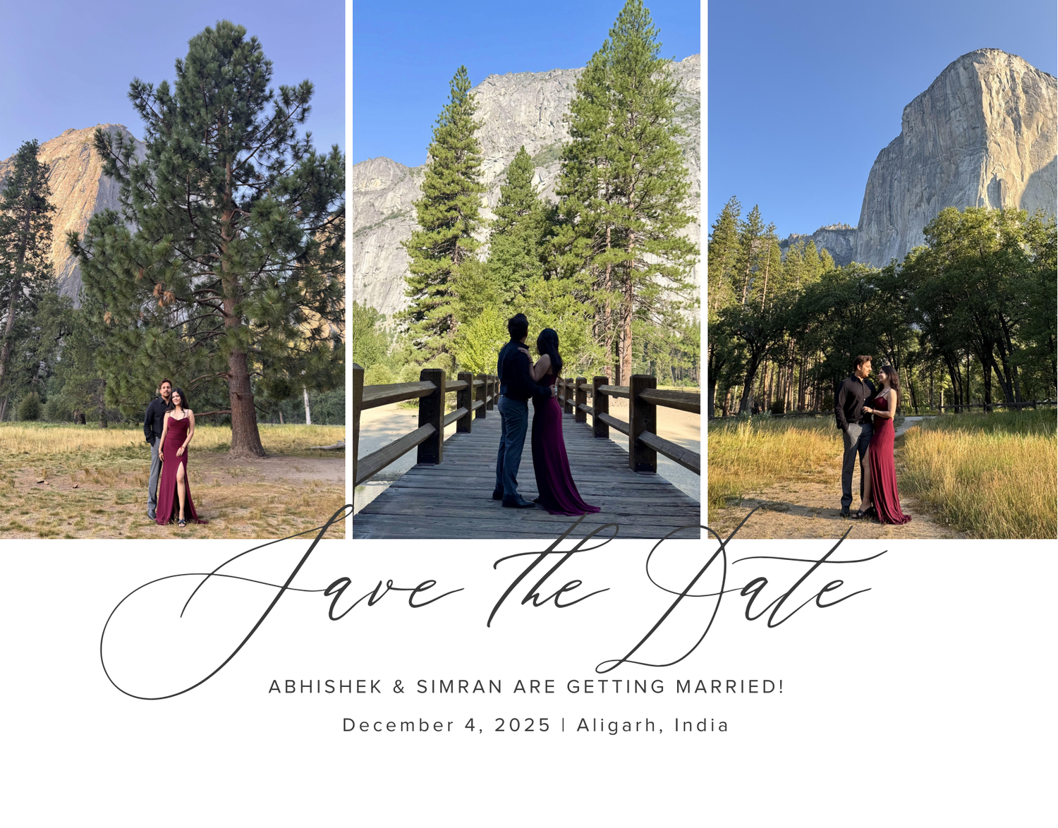 The Wedding Website of Abhishek Awasthi and Simran Mehrotra