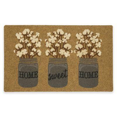 Mohawk Home® Cotton Jars 18" x 30" Door Mat in Tan