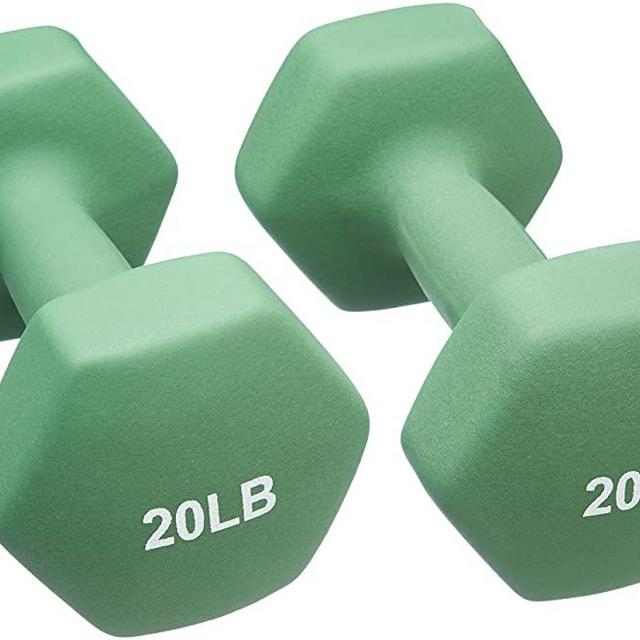 AmazonBasics Neoprene Dumbbell Hand Weights