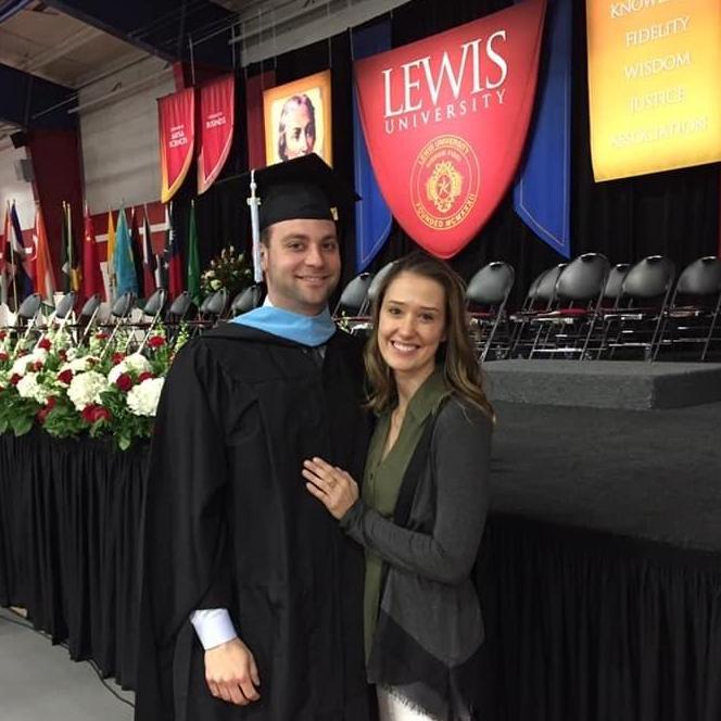 Matt graduated with his Masters of Education!